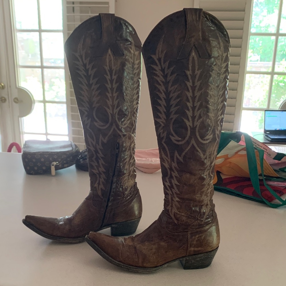 Old Gringo Dark Brown Heeled Boots